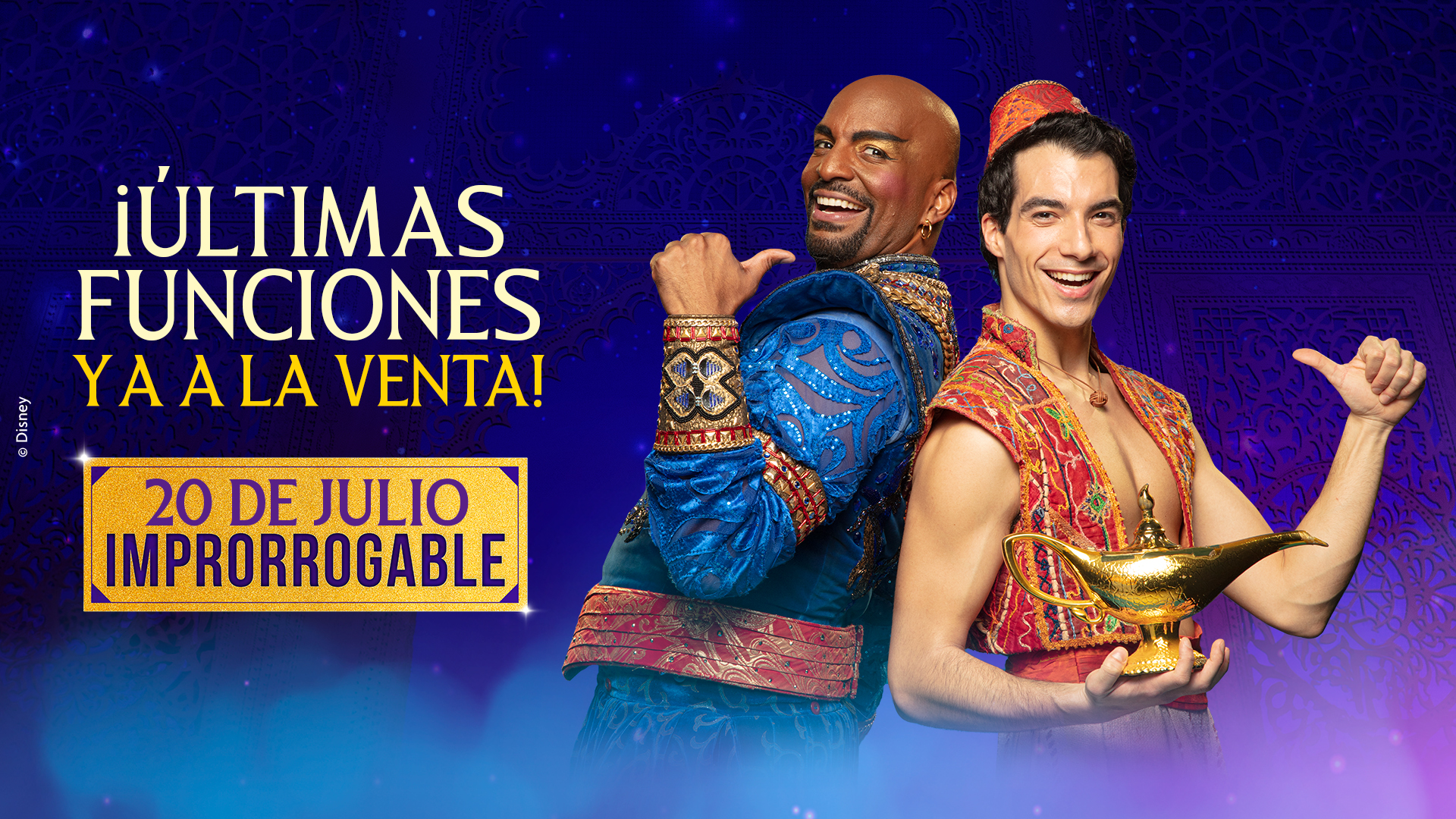 Última Función Aladdín el Musical 202 de Julio